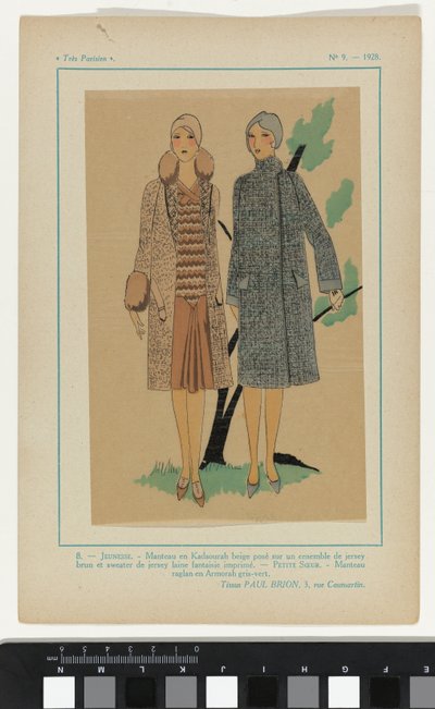 非常にパリジャン、1928、No. 9: 8.- YOUTH. カズーラコート... 作： Anonymous