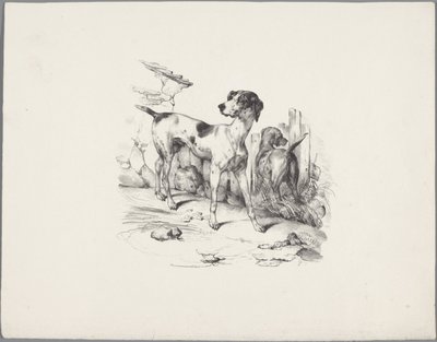 フェンスで 2 匹の犬 Six Little Animal Studies (シリーズタイトル) Six Little Beast Studies (オブジェクトに関するシリーズ タイトル) 作： Anonymous