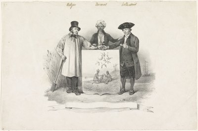 ベルギー、ジャワ、オランダ人の紋章、1826年 作： Anonymous