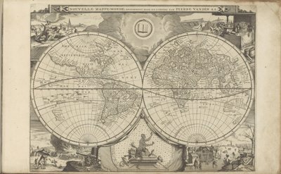 ヴェレルトカート 新しい世界地図 (オブジェクトのタイトル) 東西インド諸島とその他の場所 (シリーズ タイトル) 作： Anonymous
