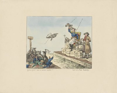 ウィレム 1 世がイエズス会士を国外追放、1829 年 グレース、グレース！ nous en sommes accables !!! 遅すぎる兄弟（オブジェクトのタイトル） 作： Anonymous