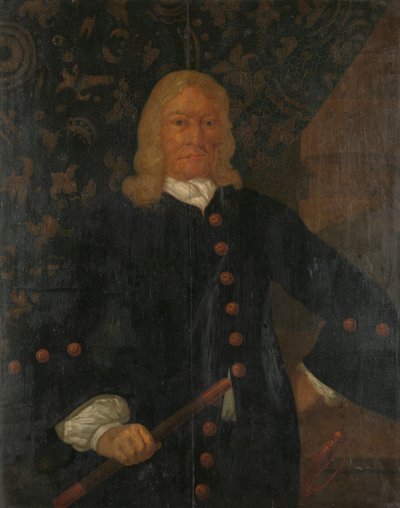 ウィレム・ファン・アウトホールン (1691-1704) オランダ領東インド総督ウィレム・ファン・アウトホールンの肖像 作： Anonymous