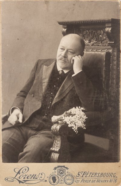 Anatoly Liadov - Portrait of the Composer Anatoly Konstantinovich Lyadov (1855-1914) - Anonymous.写真 作： Anonymous Anonymous