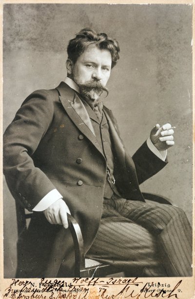 アーサー・ニキシュ - 指揮者アーサー・ニキシュ(1855-1922)の肖像 - Anonymous.写真 作： Anonymous Anonymous
