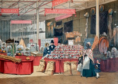 ロンドン万博のコロニアル・プロダクツ・パビリオン。1851.ロンドン、ヴィクトリア・アンド・アルバート博物館 作： Anonymous Anonymous