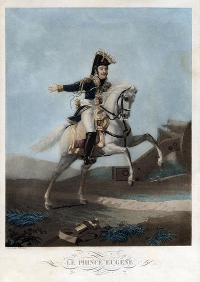 Eugene de Beauharnais (1781-1824) - Anonymous - ca 1812 - Aquatint - 41,9x30 - Private Collection 作： Anonymous Anonymous