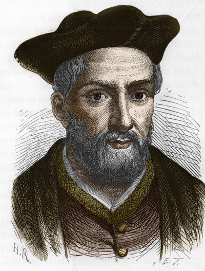 フランソワ・ラブレー（1495～1553）、フランスの作家。 作： Anonymous Anonymous