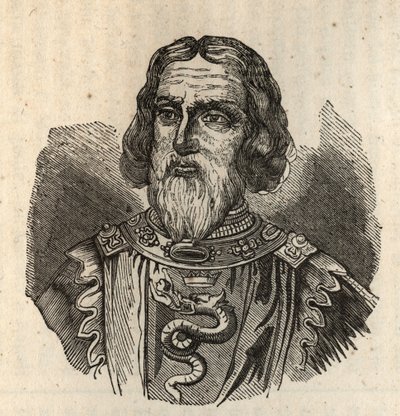 Galeas I Visconti - Galeazzo I Visconti - galeazzo primo visconti - 1277-1328 - エングレービング 作： Anonymous Anonymous
