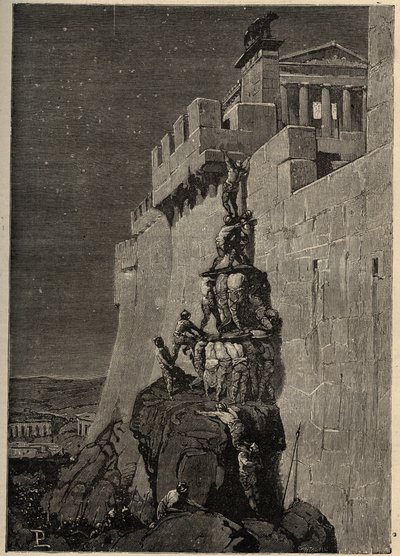 議事堂を占拠しようとするガリア人（紀元前390年） - ガリア人の侵略からローマの議事堂を守るガチョウ - - 彫刻 1890年 作： Anonymous Anonymous