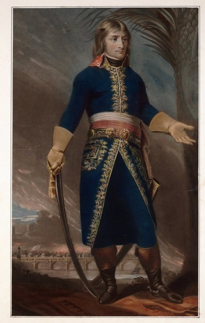 General Napoleon Bonaparte - Anonymous - 1796 - Mezzotint - 57,5x40,3 - Private Collection 作： Anonymous Anonymous