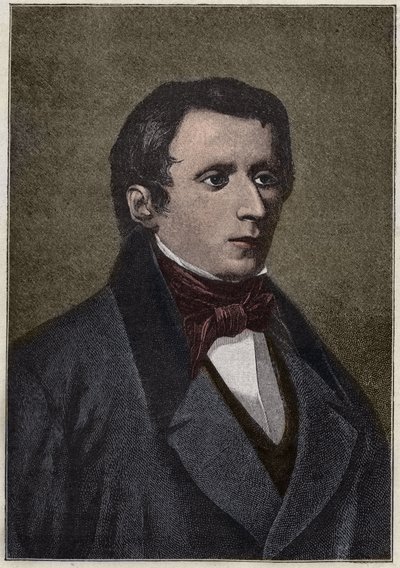ジャコモ・レオパルディ：(1798-1837)イタリアの詩人。 作： Anonymous Anonymous