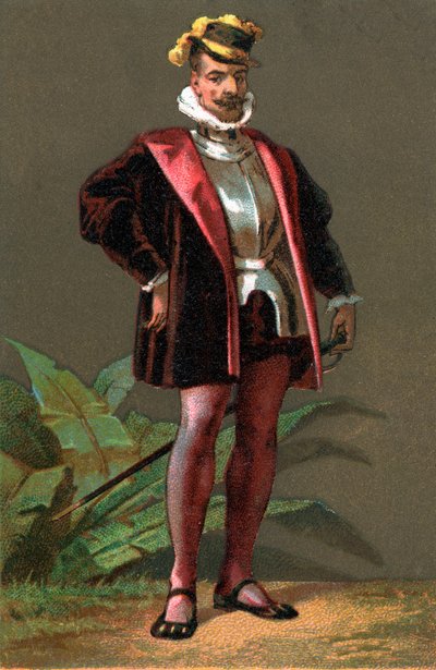 HERNANDO (Hernan) CORTES (Cortez) (1485-1547) スペインのメキシコ征服者。クロモリトグラフ 個人蔵 作： Anonymous Anonymous