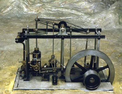 ジェームズ・ワットの蒸気機関、ミラノ科学技術博物館。 作： Anonymous Anonymous