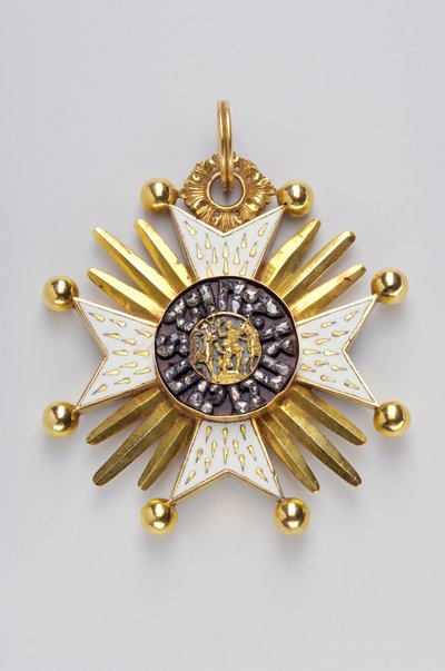 バイエルン王国- サン・フーベルト騎士団 : バッジ（裏面） - 1700-1750 作： Anonymous Anonymous