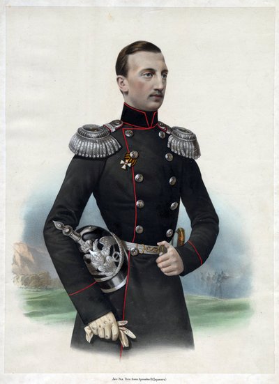 Le grand duc - Nicolas Mikhailovitch de Russie - ( maison Romanov) ロシア大公ニコライ・ニコライエヴィチ（1831-1891）の肖像 - Anonymous - 1860 - カラーリトグラフ - 52,6x35,5 - Private Collection 作： Anonymous Anonymous
