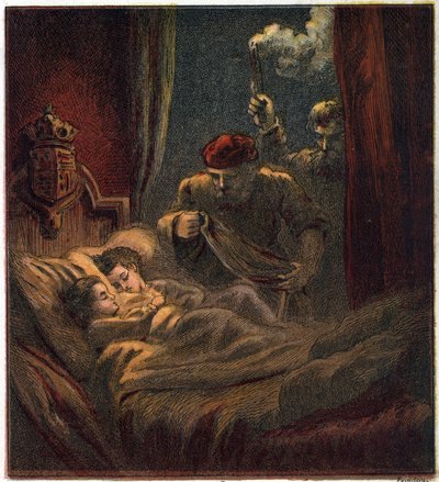 1483年、イングランド王エドワード4世（1442-1483）の子供たちの殺人事件。イングランド王エドワード5世（1470-1483）とヨーク公リチャード（またはシュルーズベリー公リチャード 作： Anonymous Anonymous