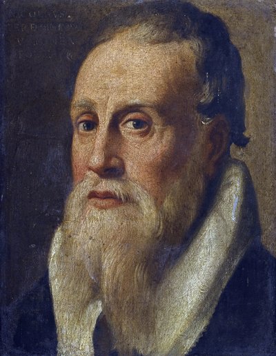 Nicolas de Verone (14eme siecle) - 詩人Nicolo da Veronaの肖像 par Anonymous, 16世紀後半 - 木に油彩, 23,5x18,1 - 個人蔵 作： Anonymous Anonymous