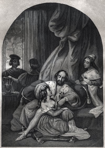 パウロ3世（1534年から1549年までの教皇）とその家族 - Paul III (pope from 1534 to 1549) et sa famille - 1842年のエングレーヴィングで、モーリス・ラシャトレによる「教皇の歴史：犯罪、殺人、毒殺、親殺し、姦通、近親相姦...」に収録されています。個人のコレクション。 作： Anonymous Anonymous