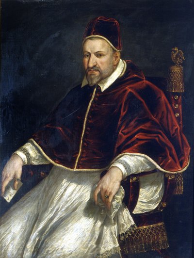 ポール5世（1605年～1621年）。無名の絵画。ローマ、ローマ博物館 作： Anonymous Anonymous
