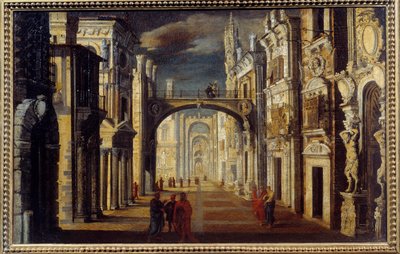 遠近法の室内画 フランソワ・デ・ノーム（モンス・デシデリオ）（1593-1644） 17世紀 日0,51x0,81m オルレアン、ボザール美術館 作： Anonymous Anonymous