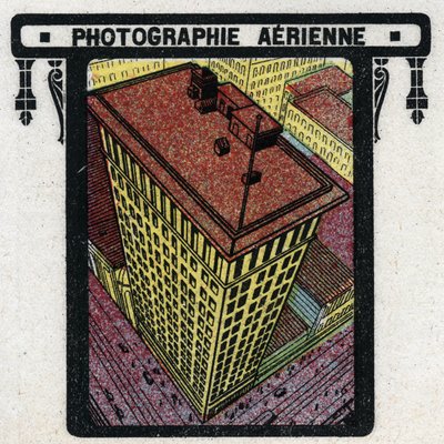 写真：ビルのエアビュー。1925年の匿名のイラスト。個人蔵。 作： Anonymous Anonymous