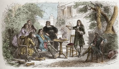 ピエール・コルネイユ (1606-1684) - ルイ14世に読み聞かせをするコルネイユ - フランソワ・ギゾー作「L