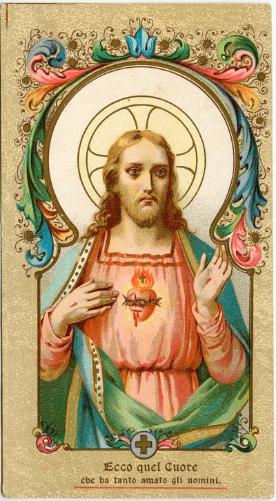 Pious Image:聖心（クロモリトグラフ 作： Anonymous Anonymous