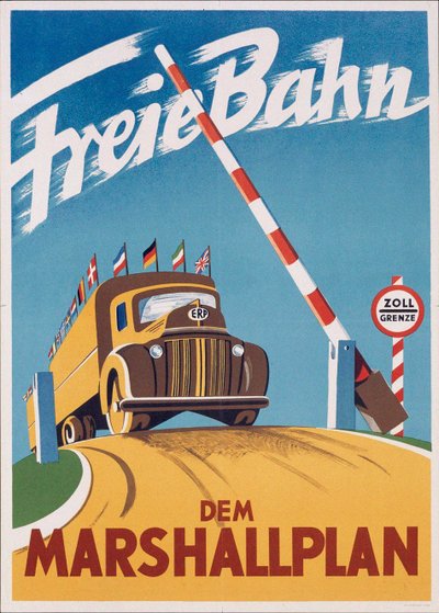 Plan Marshall ou Programme de retablissement europeen (European Recovery Program ou ERP) (1948-1952) - The Free passage for the Marshall Plan par Anonymous 作： Anonymous Anonymous