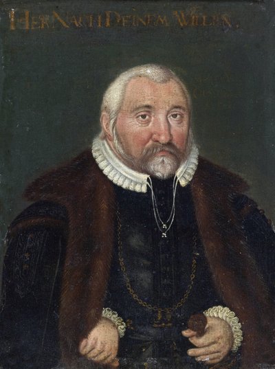 "ライン選帝侯フレデリック3世（敬虔なフレデリック3世）の肖像（1515年～1576年）" 無名の絵画 16世紀 個人蔵 作： Anonymous Anonymous