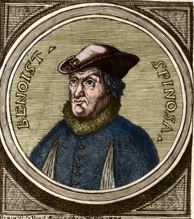 バルーク・スピノザ（1632-1677）は、オランダの哲学者で、Bento de Espinosa、Benedictus de Spinoza、Benoit de Spinozaとも呼ばれています。17世紀のエングレーヴィング 作： Anonymous Anonymous
