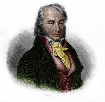 スイス生まれのフランス人貴族、思想家、作家、政治家であるベンジャミン・コンスタン（1767～1830）の肖像。ルイ・ド・コルメナン・ティモンの「LIBRE DES SPORERS」に掲載されています。1842.個人蔵。 作： Anonymous Anonymous