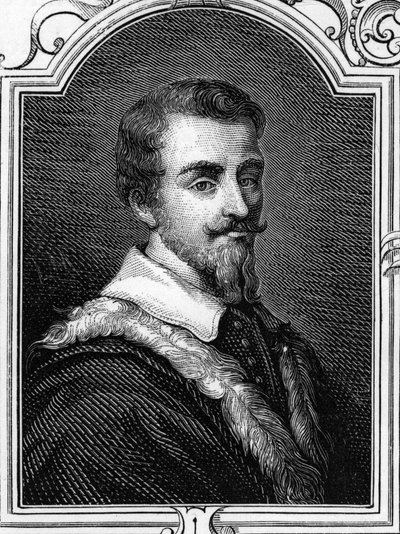 イタリアの画家、カミッロ・プロカッチーニ（1551-1629）の肖像。1859年、アルマンドーによる「ヨーロッパの画廊-イタリア」に掲載された版画。個人蔵。 作： Anonymous Anonymous