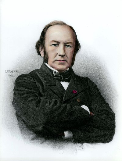 クロード・ベルナール（1813～1878）フランスの生理学者の肖像。 作： Anonymous Anonymous