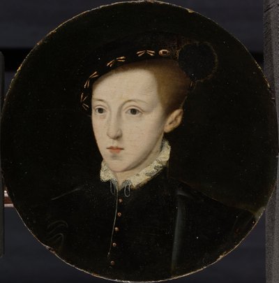 エドワード6世の肖像（1537-1553）、1550年頃（パネルに油彩） 作： Anonymous Anonymous