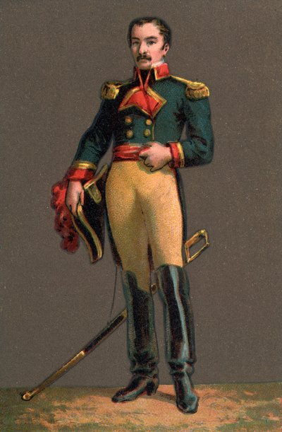 FRANCISCO SOLANO LOPEZ（1827-1870）パラグアイの独裁者の肖像。クロモリトグラフ 個人蔵 作： Anonymous Anonymous