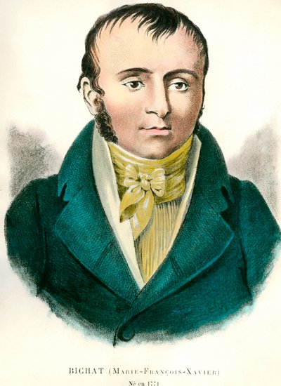 フランソワ・グザビエ・ビシャ（1771-1802）フランス人医師の肖像。19世紀のエングレーヴィング。個人蔵 作： Anonymous Anonymous
