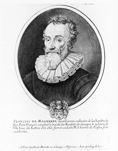 フランスの詩人、フランソワ・ド・マルエルブ（1555-1628）の肖像 作： Anonymous Anonymous