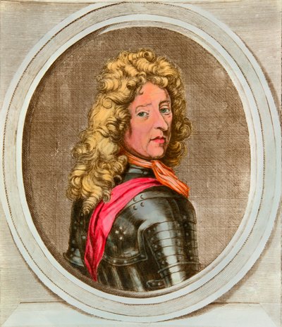 Schomberg（Schonberg）のマリシャールとして知られるFrederic Armand of Schomberg（1615-1690）のポートレート。1688年、オランダのオレンジ公（1650-1702）をオランダの栄光革命の際に擁立した陸軍の大将。 作： Anonymous Anonymous