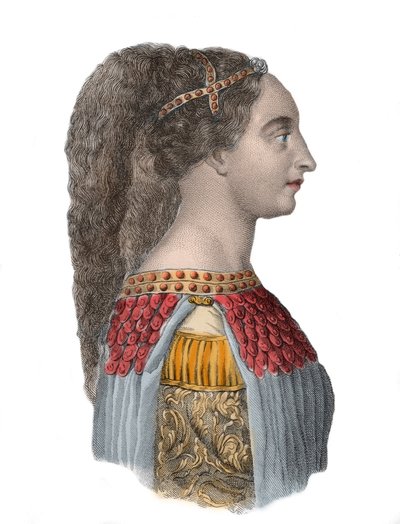 イソッタ・デッリ・アッティの肖像 - イタリア・ルネッサンス期の女性 - 1433年～1474年 - 。 作： Anonymous Anonymous