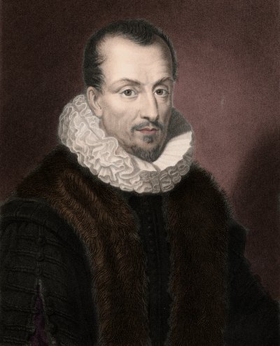 ジャック・オーギュスト（Jacques-Auguste）の肖像をトゥー（Thuanus）（1553-1617）が描いたもので、フランスの歴史家、書籍収集家、パリ高等法院の議長を務めた。 作： Anonymous Anonymous