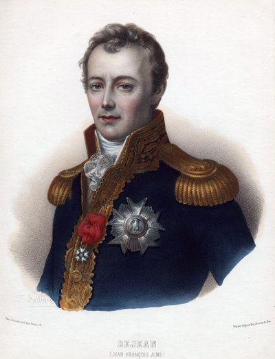 ジャン・フランソワ・エイム（Jean-Francois-Aime）・デジャン（1749-1824）の肖像 - 匿名 - 1835年 - リトグラフ、水彩 - 32x24 - 個人蔵 作： Anonymous Anonymous