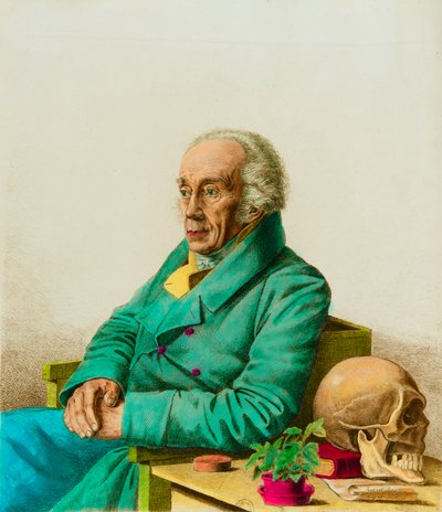 ヨーゼフ・フリードリヒ・ブルーメンバッハ（1752-1840）ドイツの人類学者・生物学者の肖像（Privee Collection 作： Anonymous Anonymous
