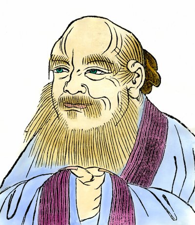 老子の肖像（紀元前605～520年 中国の哲学者。 作： Anonymous Anonymous