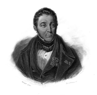 Louis-Francois-Xavier Crespel, dit Crespel-Delisse（ルイ・フランソワ・グザビエ・クレスペル・デリス）の肖像 産業フランセーズ「有用な男性の肖像と歴史：あらゆる国と条件の中で、承認の権利を獲得した男性と女性の肖像 作： Anonymous Anonymous