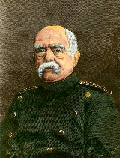 オットー・フォン・ビスマルク（1815-1898）プロイセン首相の肖像。19世紀のエングレーヴィング 個人蔵 作： Anonymous Anonymous