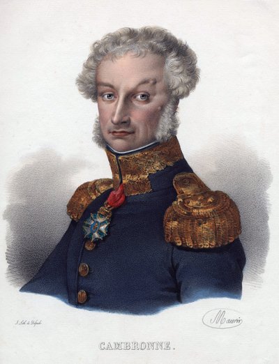 Pierre Cambronne (1770-1842) の肖像 - 匿名 - 1835 - リトグラフ、水彩画 - 32x24 - 個人蔵 作： Anonymous Anonymous