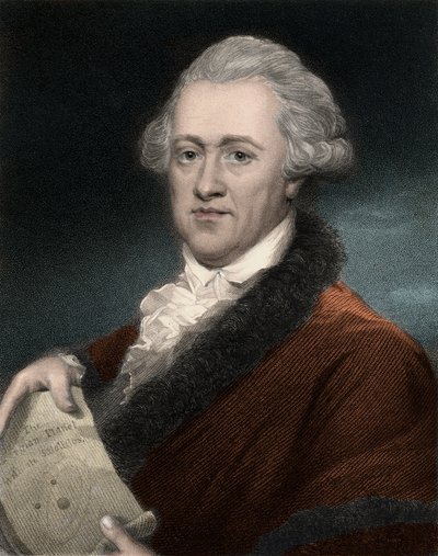 Sir Friedrich Wilhelm Herschel (1738-1822), イギリスのドイツ人天文学者・物理学者の肖像 - Portrait of William Herschel ドイツ生まれのイギリス人天文学者の肖像 作： Anonymous Anonymous