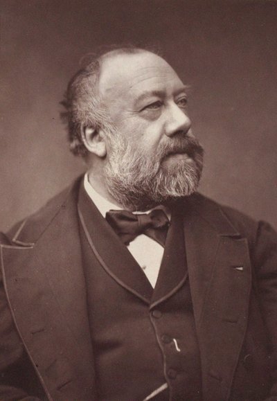 シャンソニエ、ギュスターヴ・ナダウ（1820-1893）の肖像、アノニマス 。アルブミン写真。個人蔵 作： Anonymous Anonymous