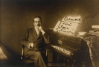 作曲家ジャコモ・プッチーニ（1858-1924）の肖像 作： Anonymous Anonymous