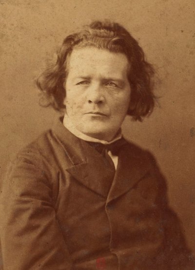 作曲家アントン・ルービンシュタイン（1829-1894）の肖像、アノニマス 。アルブミン写真。個人蔵 作： Anonymous Anonymous